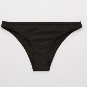 Aerie Black Cheekier Bikini Bottom